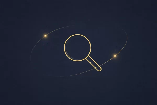 Search symbol representing Greek professionals worldwide