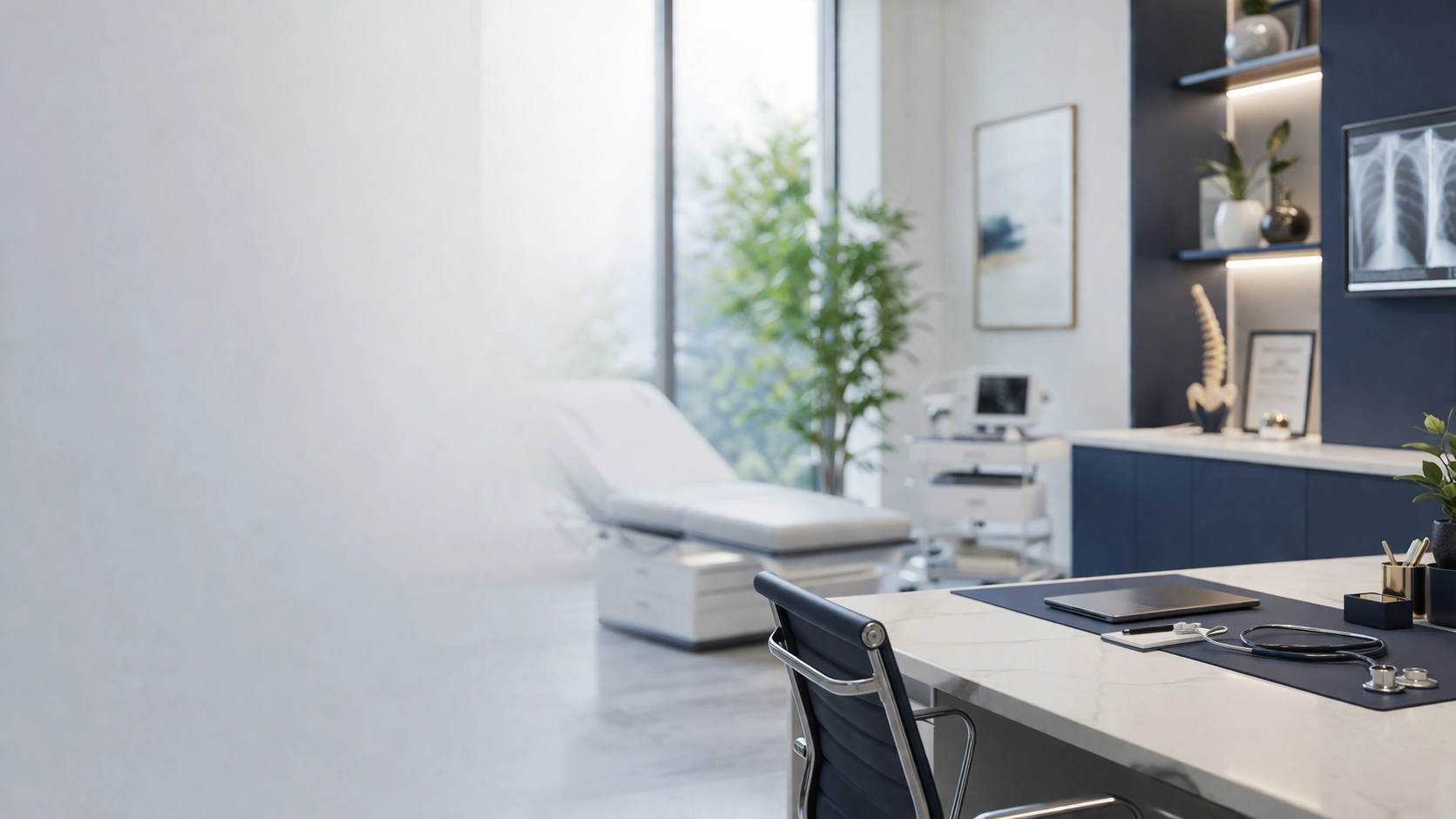 Modern medical clinic interior