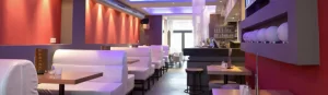 Interior of Barco Cafe Lounge Bar in Düsseldorf