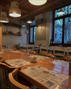 Shared Greek dishes at Mezé Mezé in Stuttgart