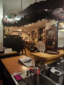 Dining room at Taverne Nico in Frankfurt