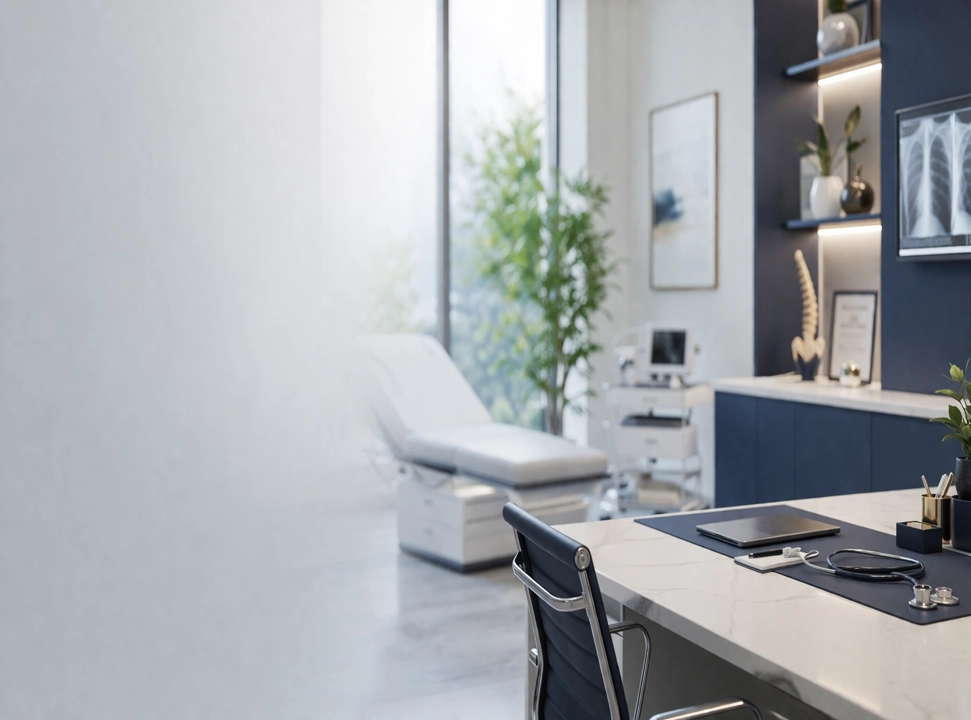 Modern medical clinic interior