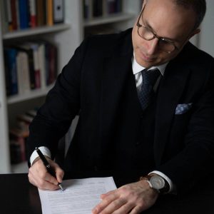 Professional portrait of lawyer Christos Perperidis