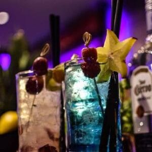 Cocktails and nightlife atmosphere at The New Bliss Cafe Bar in Stuttgart, Germany