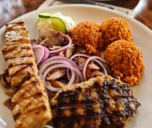 Greek cuisine at Irodion restaurant in Fellbach