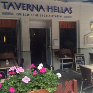 Greek cuisine at Taverna Hellas in Berlin-Wilmersdorf