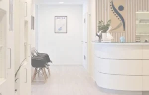 Reception area at Orthopädie Bad Cannstatt in Stuttgart