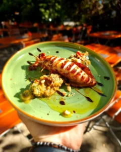 Traditional Greek specialties at Eleon restaurant in Nuremberg