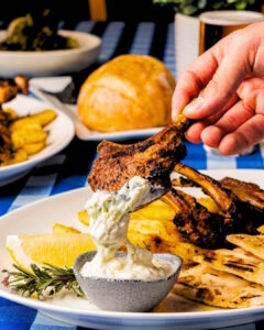 Authentic Greek cuisine at Meet The Greek