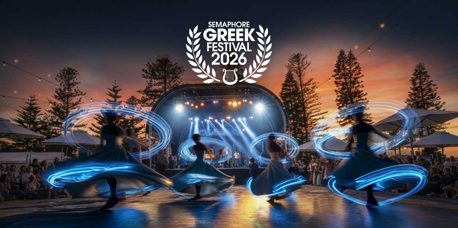 Semaphore Greek Festival in Adelaide, Australia