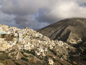 Mountain village of Olympos on Karpathos island in the Dodecanese, Greece