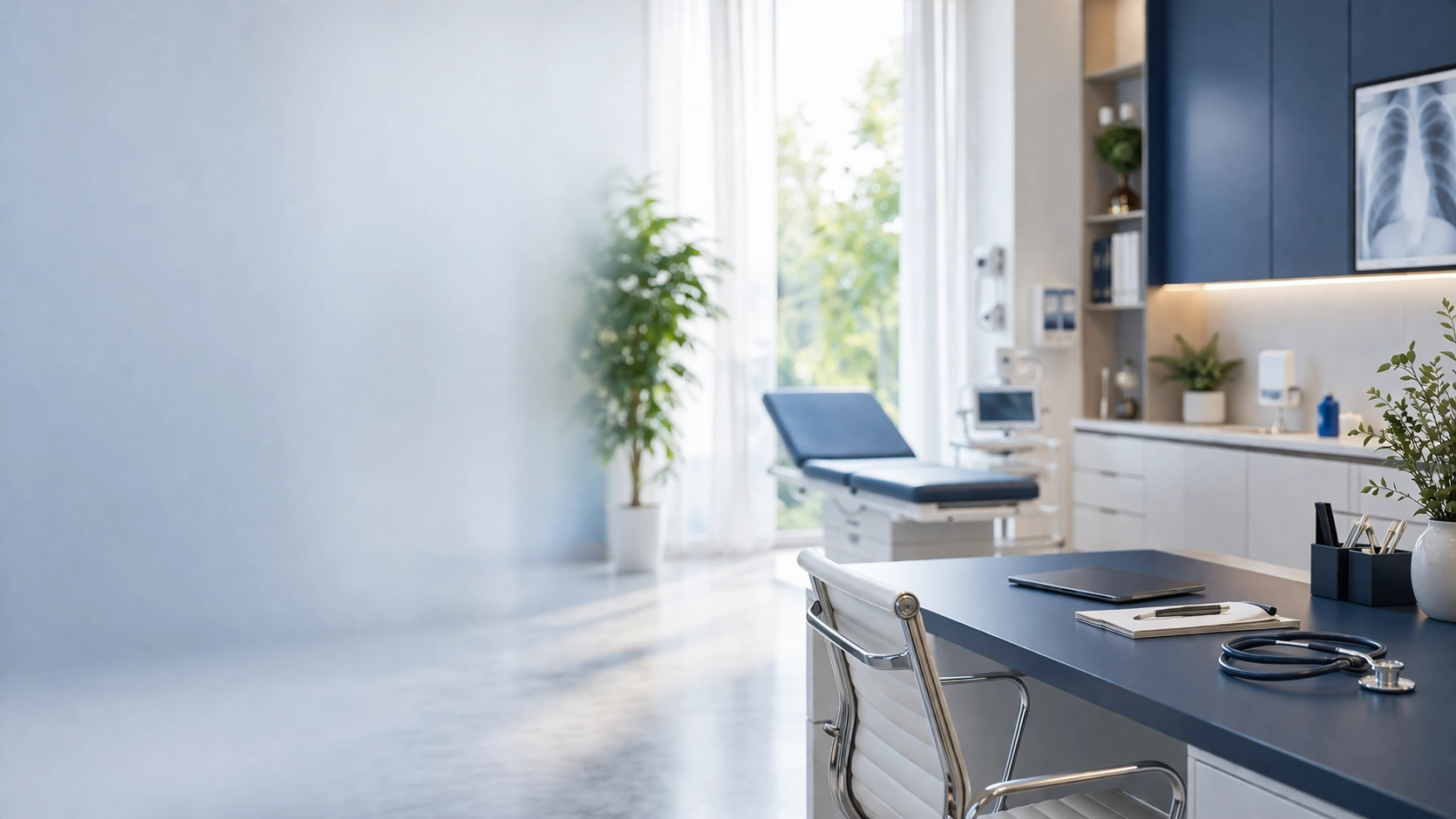 Modern medical clinic interior