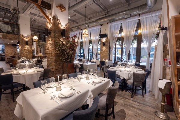 Elegant dining and authentic Greek cuisine at Ammos Estiatorio in Midtown Manhattan, New York.