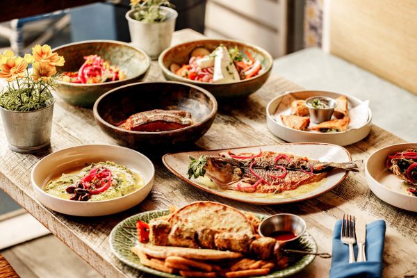 Poseidon Fish Bar serving authentic Greek seafood cuisine in Miami Beach, Florida.
