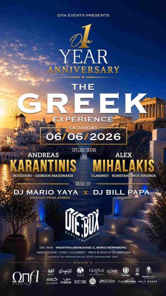 The Greek Experience – 1 Year Anniversary