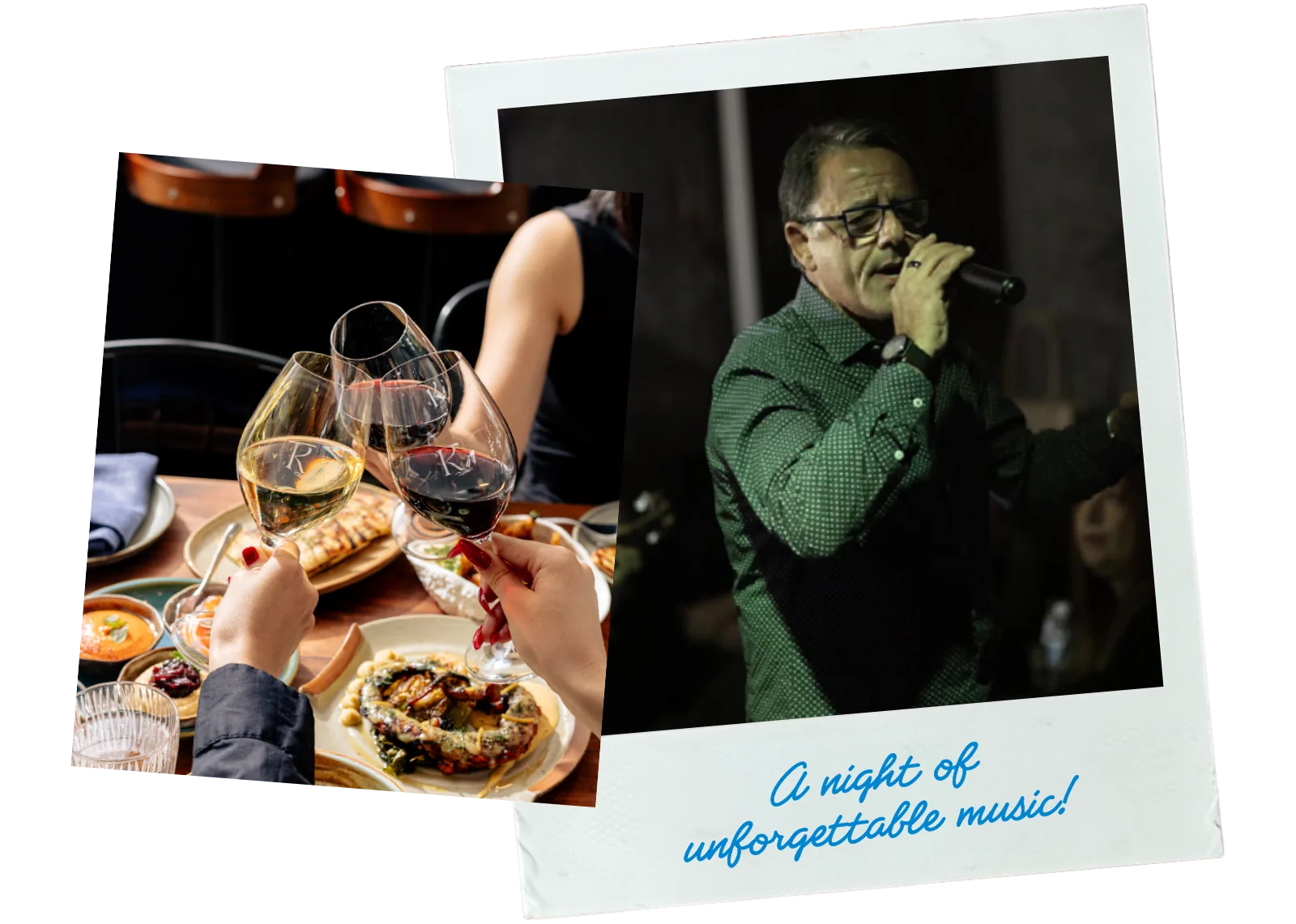 Tony Karrys performing alongside Greek food and wine for Greek Taverna Night in Canberra