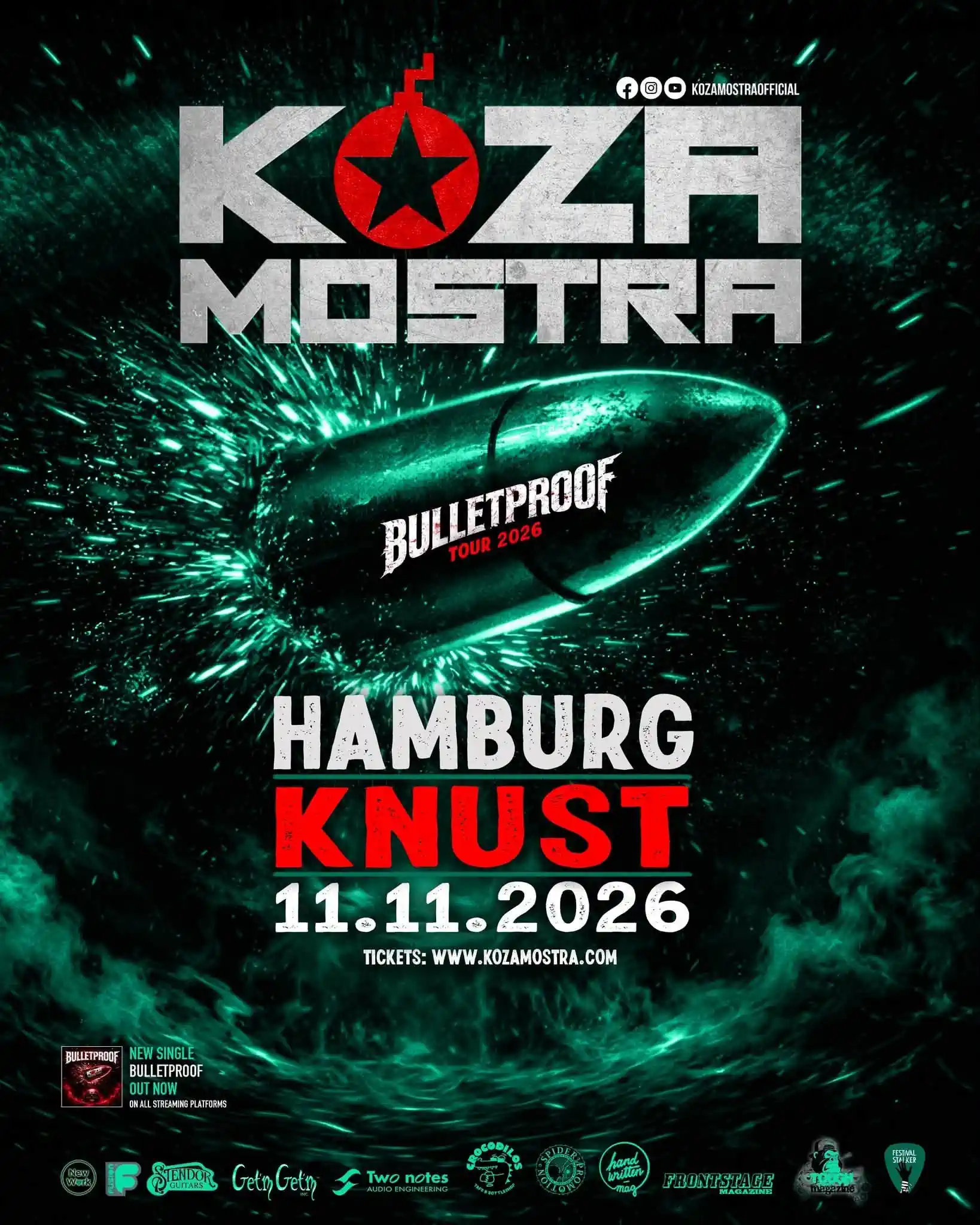 Poster for Koza Mostra in Hamburg on November 11, 2026